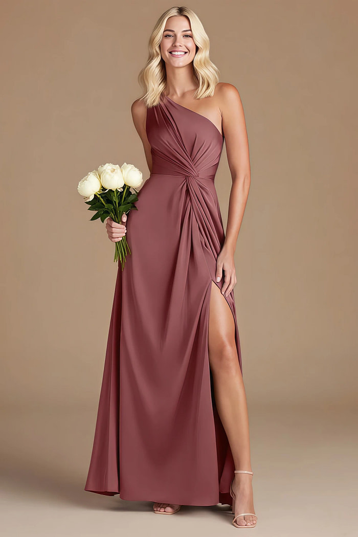 Akaks Gleeful Desert Rose Bridesmaid Dresses Satin Image665381