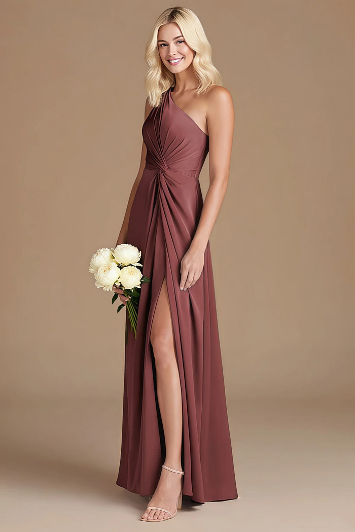 Akaks Gleeful Long Merlot Bridesmaid Dresses Image280407