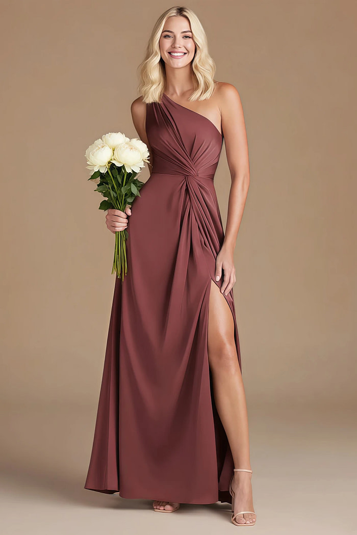 Akaks Gleeful Long Merlot Bridesmaid Dresses Image287616