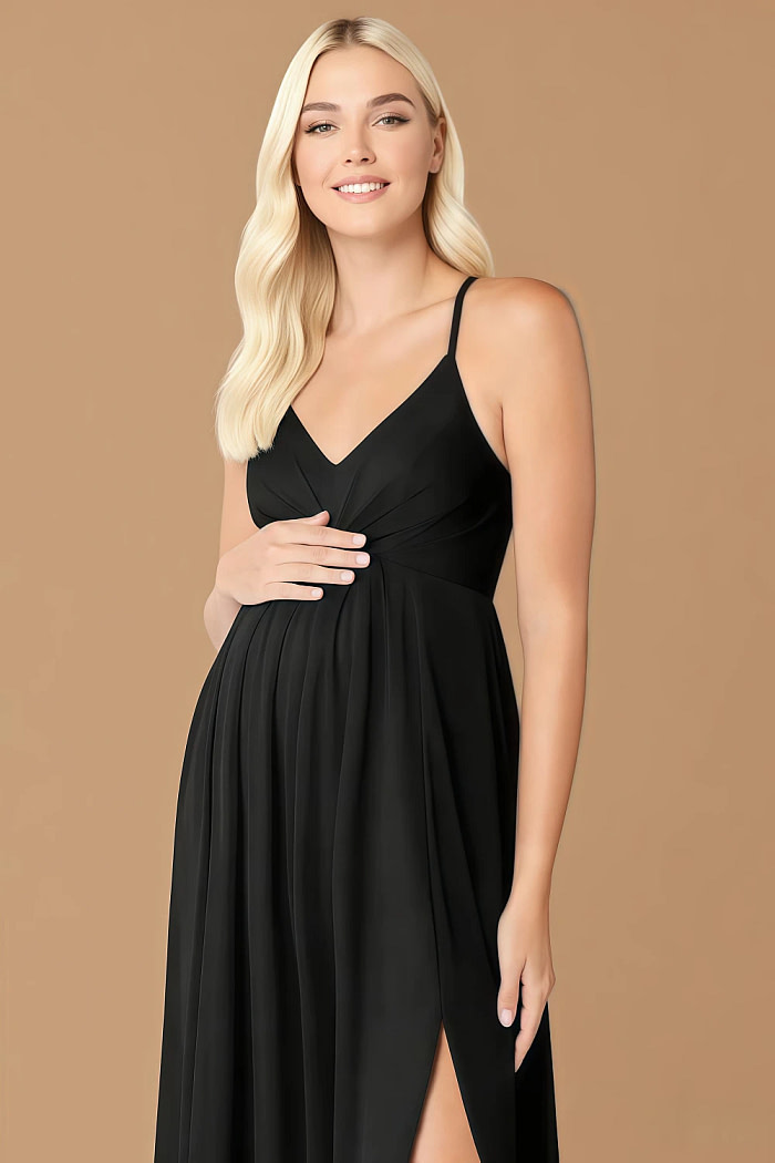 Akaks Honest Maternity Bridesmaid Dress Black Image532219