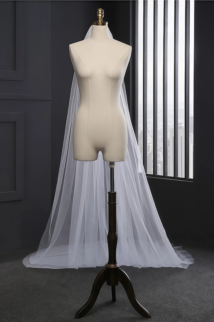 Akaks Tulle Rani Cathedral Veils For Wedding Image325711