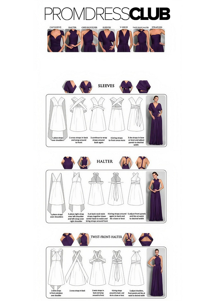 Akaks Lavishly Infinity Bridesmaid Dark Green Dress Image5