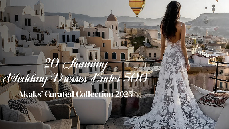 20 Stunning Wedding Dresses Under 500 Akaks’ Curated Collection 2025