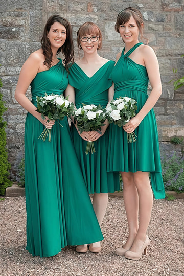 Exquisite Emerald Green Multiway Bridesmaid Dresses Image1