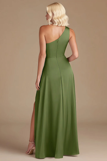 Akaks Gleeful Juniper Satin Bridesmaid Dresses | Akaks