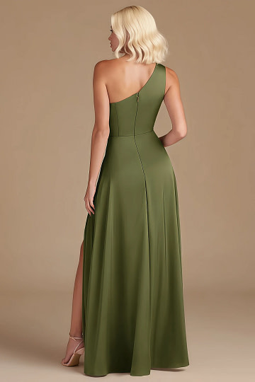 Akaks Gleeful Olive Colored Bridesmaid Dresses | Akaks