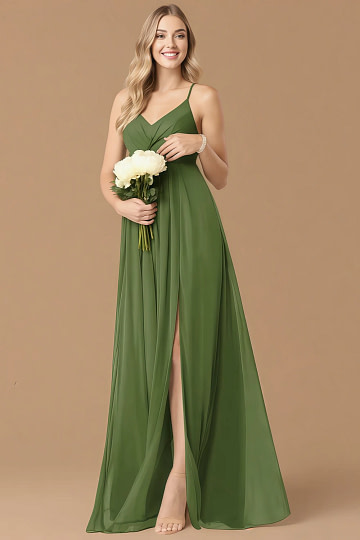 Akaks Honest Maternity Dark Olive Bridesmaid Dresses Image497025