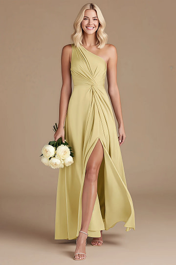 Akaks Gleeful Light Yellow Bridesmaid Dresses Image338839