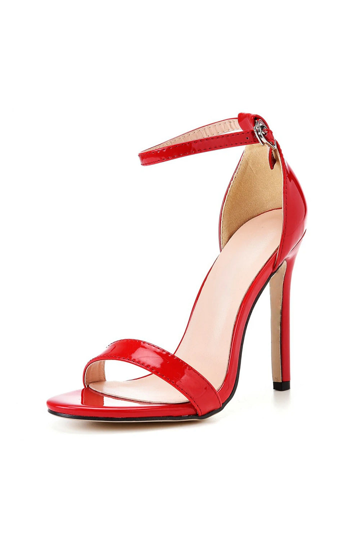 Akaks Beryl Red Sandals​ with Open Toe Heel Height 4inch Image848617