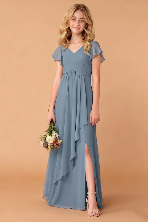 mauve tulle bridesmaid dresses Mauve Tulle Lace Open Back A-Line Prom Gown Formal Dress TP1178 US16 / Custom Color main image 1