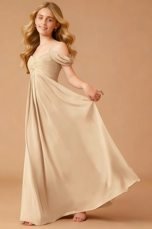 Elegant Neutral Bridesmaid Dresses | Akaks