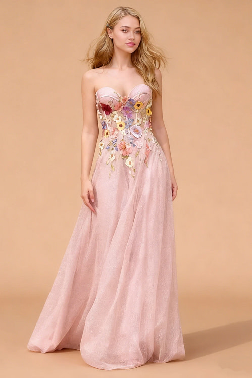open lace back dress Sexy Pink Tulle Mermaid Wedding Dresses Lace Bodice Bridal Dress AWD14 –  SheerGirl main image 1