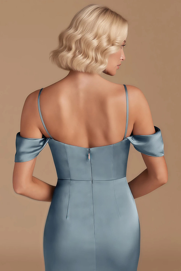 Frenzy Convertible Bridesmaid Dresses Dusty Blue | Akaks