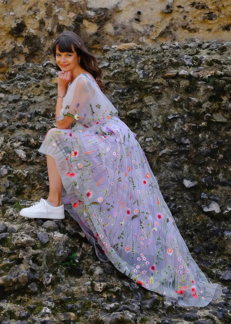 Akaks AmalfiCoast Romantic Floral Wedding Dresses