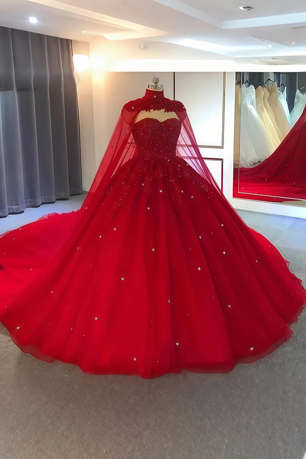 Mychicdress 2025 Red Wedding Dresses Under 500